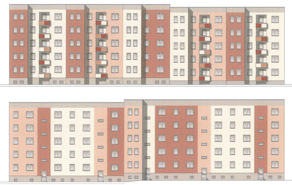 Neue Fassade für Tiergarten 1 -5